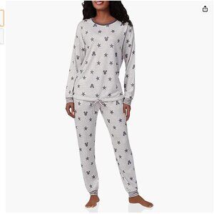 Disney Womens 2 Piece Cozy Pajama Set - Size Medium